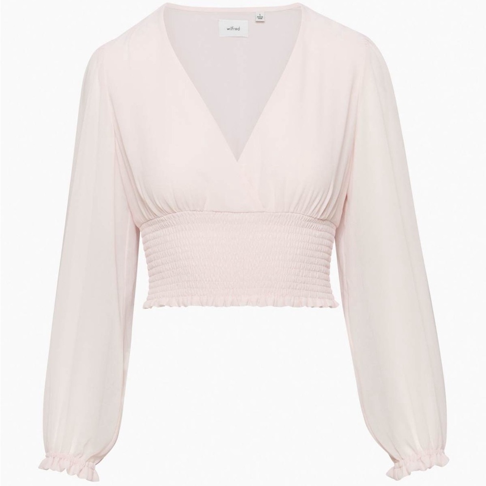 ARITZIA WILFRED WISTFUL BLOUSE- size L
